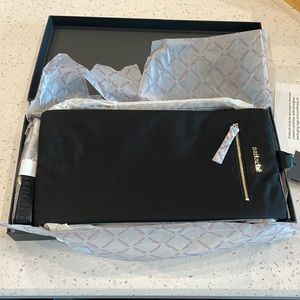 NWT Sattache Classic Onyx bag convertible chain clip back tote shoulder cross